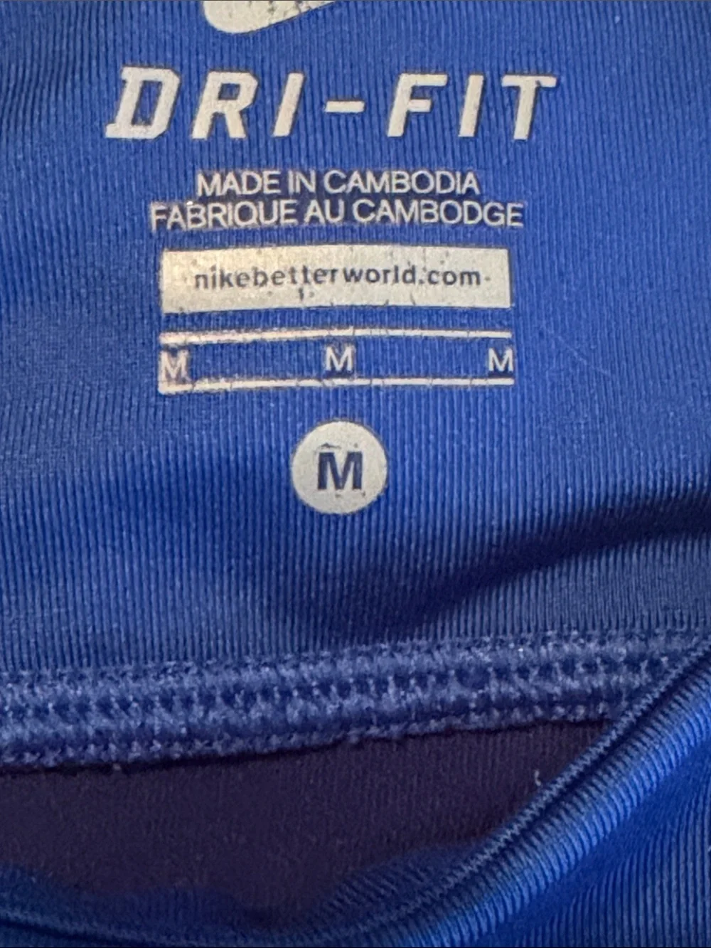 Dri-FIT Blue & Royal Blue Athletic Leggings
